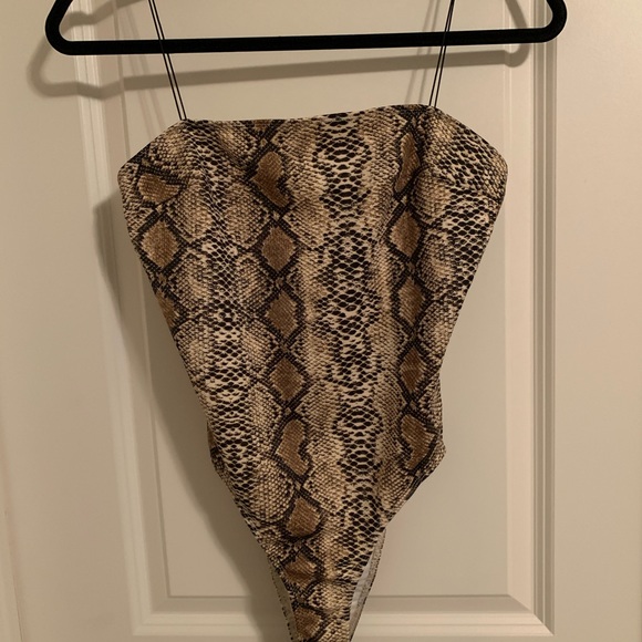 Snake Print Bodysuit - Picture 1 of 3